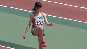 日本女子田径跳远大赛!青春洋溢清纯抑扬